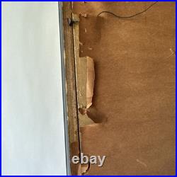 Vintage Japanese Woodblock Print Mt. Fuji by Harumura Framed 22x16