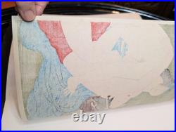 Vintage Utagawa Toyohara Shunga Japanese Woodblock Showa Recut