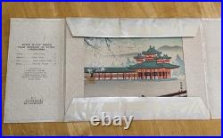 Vtg Japanese Woodblock Four Seasons of Kyoto Landscapes By Tomikichiro Tokuriki