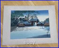 Vtg Japanese Woodblock Four Seasons of Kyoto Landscapes By Tomikichiro Tokuriki