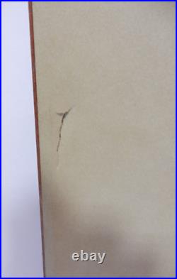 Vtg Japanese Woodblock Print Pine Tree Of The Friendly Garden By Toshi Yoshida