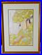 Vtg_Kitagawa_Utamaro_Framed_Woodblock_Print_Woman_With_Green_Hat_by_Adachi_Inst_01_vq