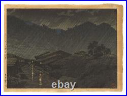 WB Kawase Hasui Japanese Woodblock Prints Asian Antique 20.6×28.5cm 1925s