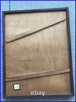 WOODBLOCK PRINT multicolored Japan Ukiyoe art antique Utagawa EDO period