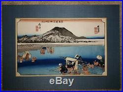 Woodblock Print Original Utagawa Hiroshige Ukiyo-e Hoyeido 1833