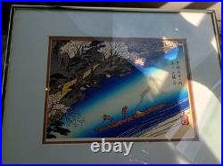 Xmas special $$ Hiroshiga one of a kind wood block collectors item Xmas special $$ Hiroshiga one of a kind wood block collectors item