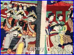 Y5507 WOODBLOCK PRINT Various 6 pieces set Japan Ukiyoe antique vintage art
