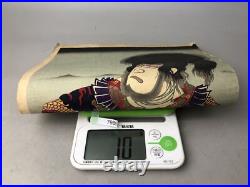 Y7989 WOODBLOCK PRINT unknown artist Kabuki actor 2 pieces Japan Ukiyoe antique