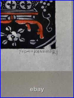 YOSHIO KANAMORI Set of 6 Signed Japanese Woodblock Prints Original Packaging