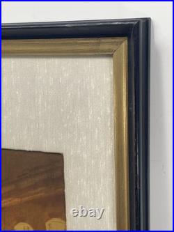 Yoshida Hiroshi Antique Japanese Woodblock Print Little Restaurant 1930s FRAMED