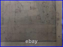 Yoshida Toshi Woodblock Print Heirinji Temple Bell 1951 Shin-hanga Ukiyo-e