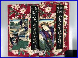 Yoshiiku Japanese Woodblock Print x26 Kinko jitsuroku gedai kagami, ca. 1885