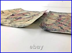 Yoshitaki Woodblock Print Triptych Honcho 24, Osaka Print Kamigata-e