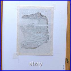 Yoshitoshi Mori Reprint Kappa-Zuri Woodblock Print Ship Framed 33×24cm Signed