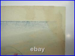 Yoshitoshi Woodblock Print Tokyo in January First visit to Myogi 1880 Ukiyo-e