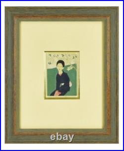 Yumeji Takehisa Japan Woodblock Prints Fruits of the Grass Woman Frame 1915